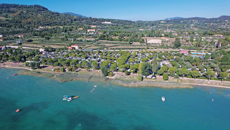 Lakeside Location at Serenella Campsite Lake Garda