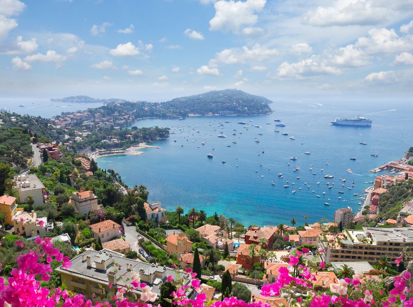 The incredible Côte d'Azur coast, France